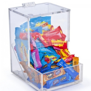 Caixas de alimentos modernas a granel caixa de armazenamento de acrílico perspex doces 