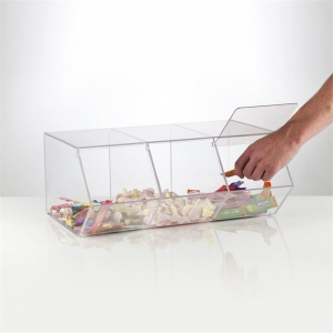 Escolha & misturar caixa de doces do dispensador de doces acrílicos 
