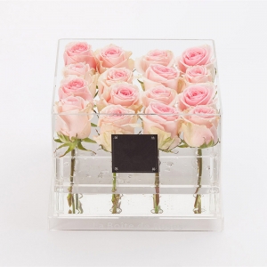 caixa de presente de decoração acrílica personalizada de caixa de presente 