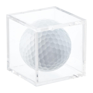 vitrina acrílica da bola de golfe