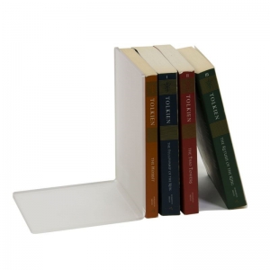 venda por atacado l forma de acrílico transparente suporte de livro decorativo livro de cristal termina 