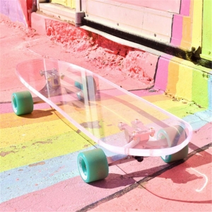 skate personalizado de acrílico acrílico transparente por atacado 