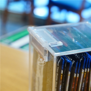 caixa de armazenamento para cartão esportivo de perspex transparente caixa de acrílico booster 