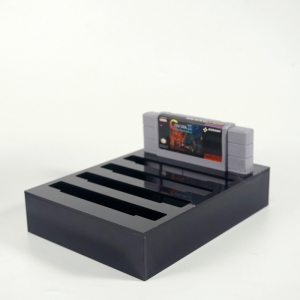 Expositor de acrílico retro para videogame Gameboy em preto 