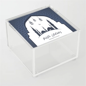 fundo árabe ramadan kareem lanterna muçulmana caixas de acrílico
 