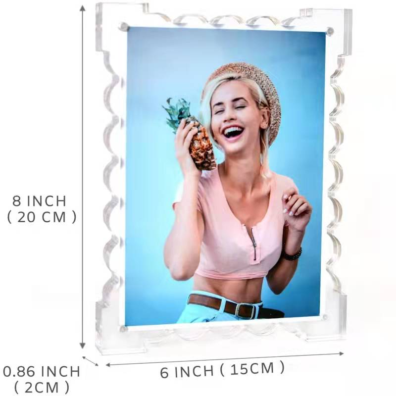 frameless acrylic picture frame