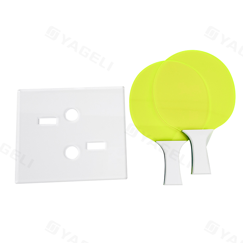 clear acrylic table tennis paddles set
