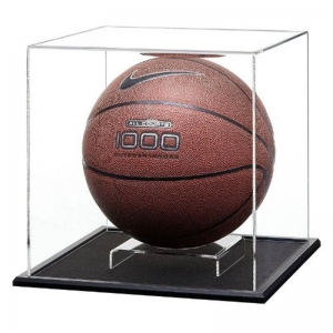 Caixa de exibição de basquete de acrílico de alta qualidade luxuosa e luxuosa 