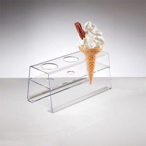 Suporte de cone de sorvete acrílico 