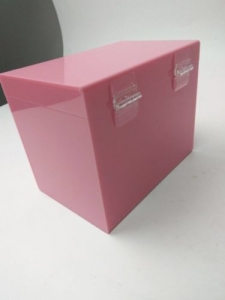 nova caixa de chicote de extensões de cílios rosa com dez telas de extensão de pestanas 