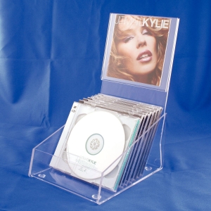 Suporte para display de CD acrílico transparente