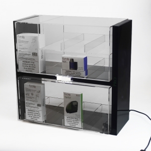 armário de vitrine de acrílico personalizado para cigarro 