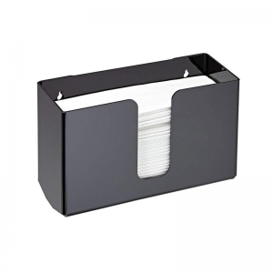 caixa de guardanapo acrílico preto por atacado barato personalizado 