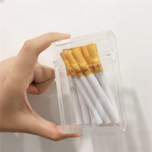 caixa de cigarro de acrílico