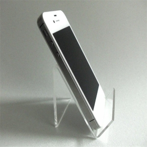 suporte de acrílico para celular em forma de triângulo / Celular suporte de telefone 