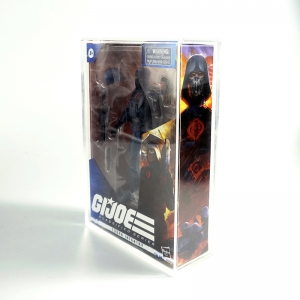 Caixa de estojo para bonecos de ação do Star Wars de acrílico com tampa deslizante transparente de atacado 