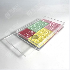 Conjunto de jogos de peças Mahjong RUMMIKUB de acrílico rummy 