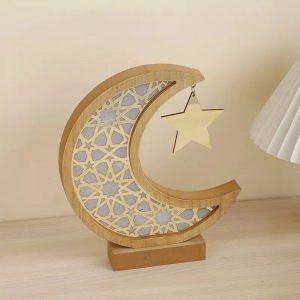 Decoração Crescente Acrílica Eid home 