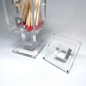 Suporte de besamim personalizado Judaica Shabbat lucite match 