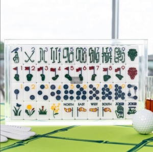 CAIXA DE EXIBIÇÃO DE TELHA LUCITE MAHJONG 