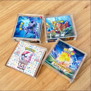 Caixa de reforço de acrílico japonês Pokémon por atacado 