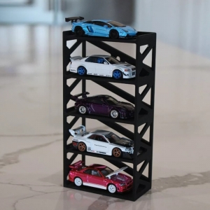 Prateleira de exposição de carro modelo de plástico