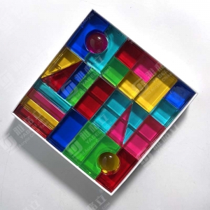 Blocos de gemas acrílicas Modelo 3D