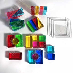 conjunto de cubos de gemas acrílicas OEM por atacado 