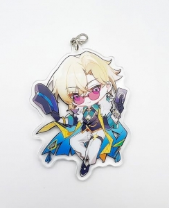 Chaveiro com figura de suporte acrílico 