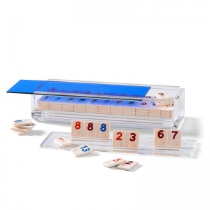 Conjunto de ladrilhos de rummy acrílico