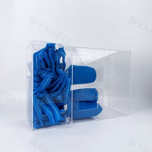 dispensador acrílico para rede de cabelo