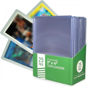 Standard 35pt Hard Plastic Trading Card Tower Toploader 