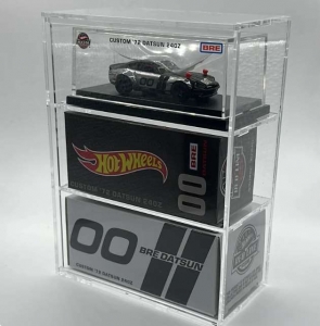 Vitrine de acrílico personalizada Hot Wheels Cardada 