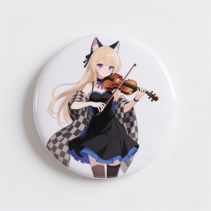 Emblema de figura de anime impresso em UV faça você mesmo para mochila 