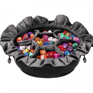 Bolsa para dados de jogo com cordão de veludo macio 