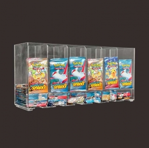 Caixa dispensadora de booster pack de acrílico por atacado 