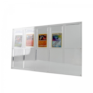 Moldura PSA de acrílico personalizável para cartões classificados 