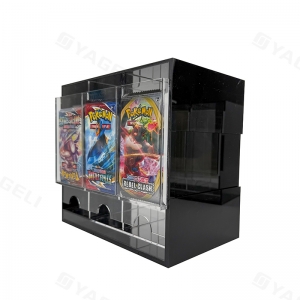 Dispensador de booster de Pokémon em acrílico personalizado 