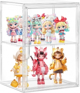 Estojo de acrílico transparente para brinquedos colecionáveis Yageli 