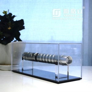Vitrine de acrílico personalizada para sabre de luz Yageli