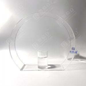 Vaso redondo de acrílico moderno personalizado 