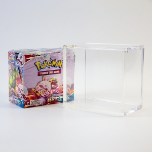 Estojo de acrílico em promoção para caixas de booster Pokémon 