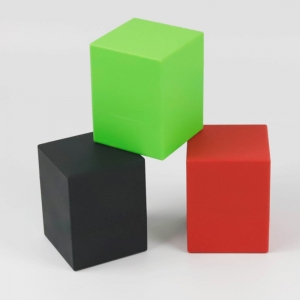 Estojo para cartão colorido em cristal ABS de alta qualidade 