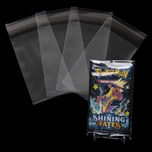 Mangas protetoras personalizadas para booster packs por atacado 