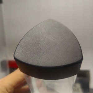 Tubo de embalagem triangular transparente para PC com tampa 