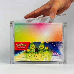 Estojo de acrílico para exibição de Pokémon Mini Tin 10 latas 