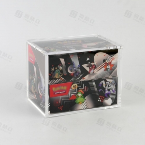 Estojo de acrílico com 96% de resistência UV para Pokémon Mini 8 latas 
