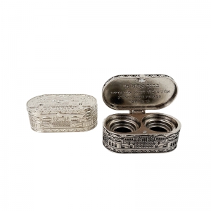 Suporte decorativo para velas judaicas 