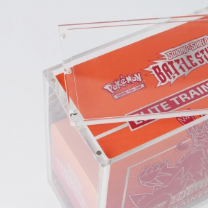Caixa protetora de acrílico Pokémon Battle Styles Elite Trainer Box (ETB) 