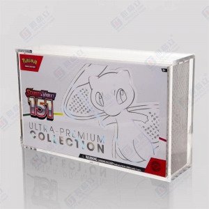 vitrine de acrílico para pokemon 151 upc